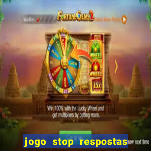 jogo stop respostas de a a z